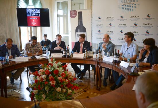 Пресс-конференция "Грузинские вина возвращаются в Россию"