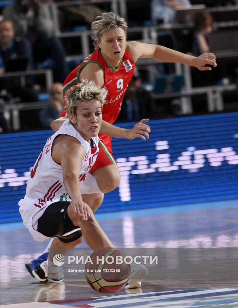 Баскетбол. Чемпионат Европы. Женщины. Матч Турция - Белоруссия