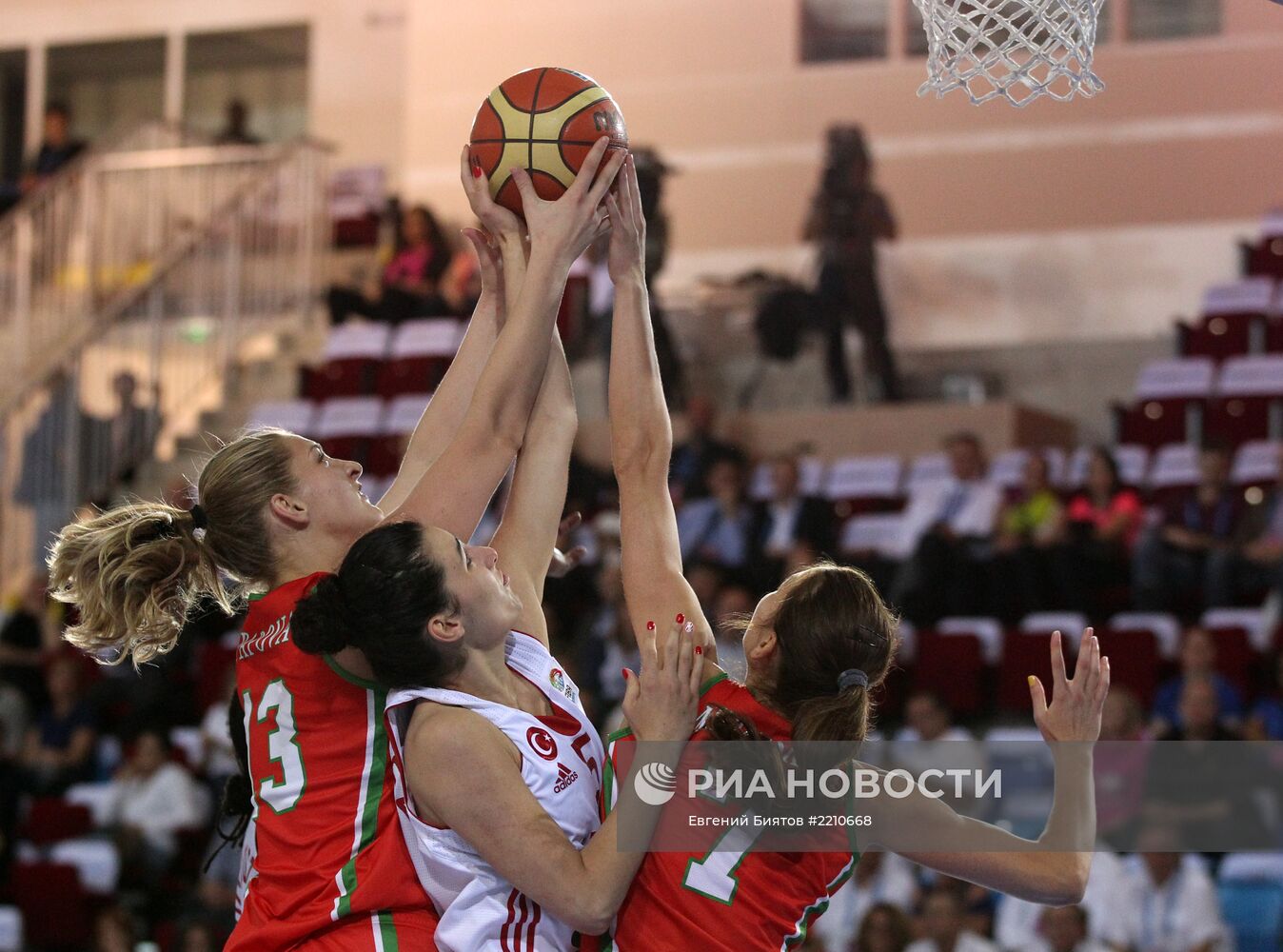 Баскетбол. Чемпионат Европы. Женщины. Матч Турция - Белоруссия