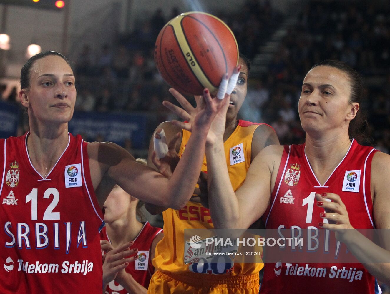 Баскетбол. Чемпионат Европы. Женщины. Матч Испания - Сербия