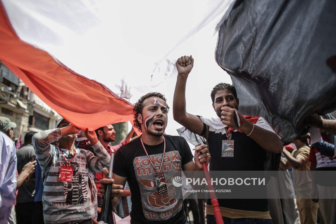 Митинги сторонников и противников президента М.Мурси в Каире