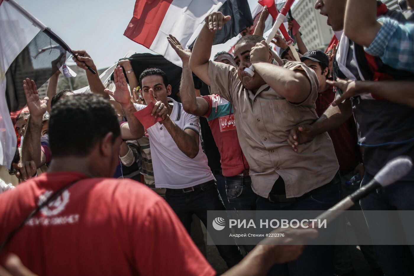 Митинги сторонников и противников президента М.Мурси в Каире