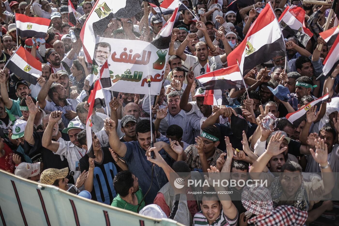 Митинги сторонников и противников президента М.Мурси в Каире