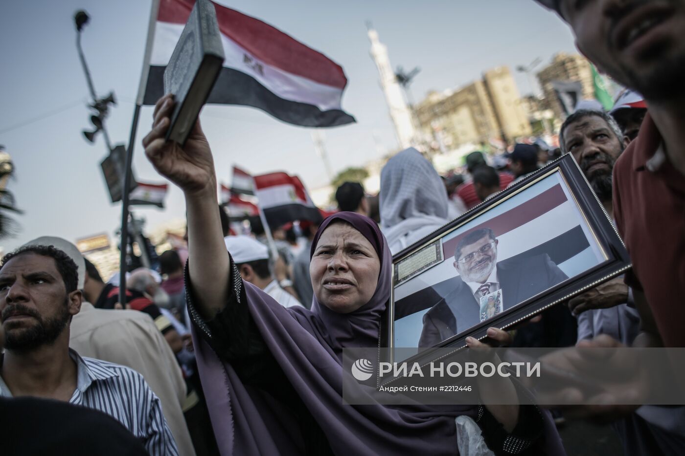 Митинги сторонников и противников президента М.Мурси в Каире