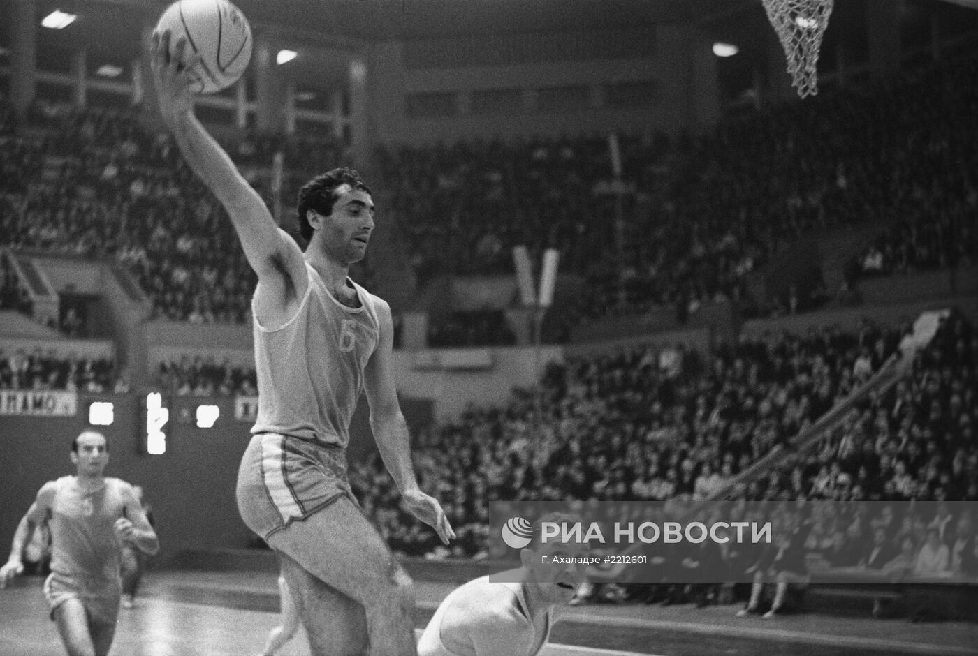 На чемпионате СССР по баскетболу