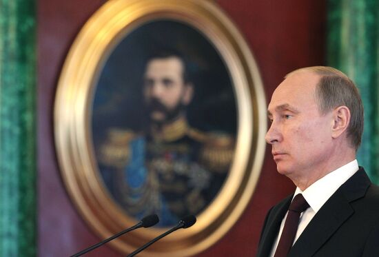В.Путин на заседании 2-го саммита Форума стран-экспортеров газа