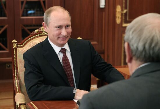 В.Путин встретился с В.Фортовым