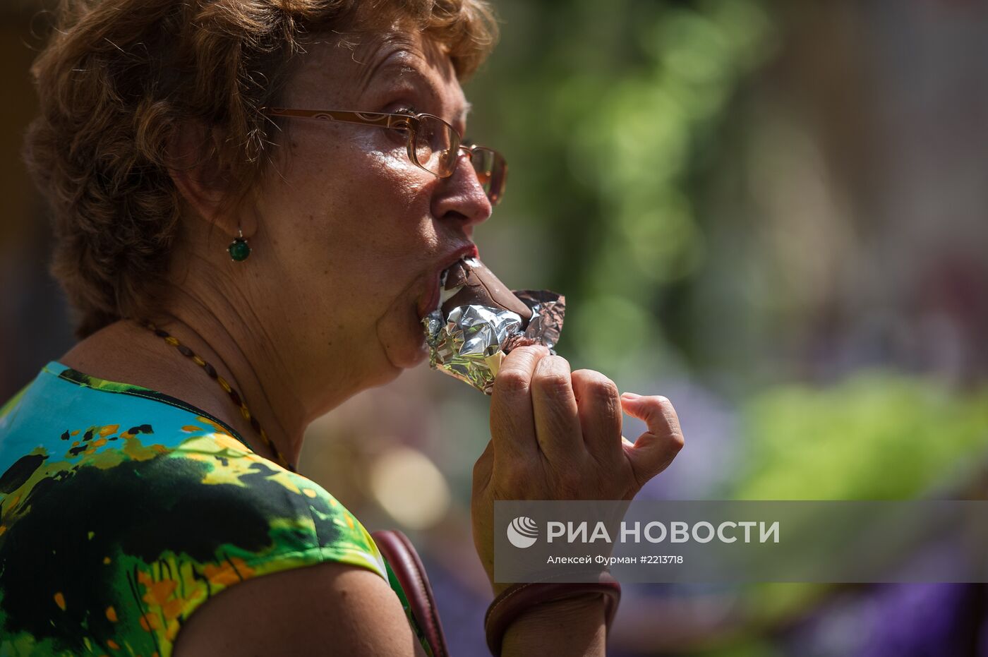 Праздник мороженого в московском ГУМе