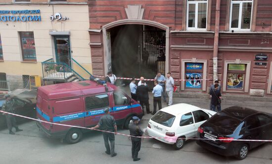 Взрыв в центре Санкт-Петербурга