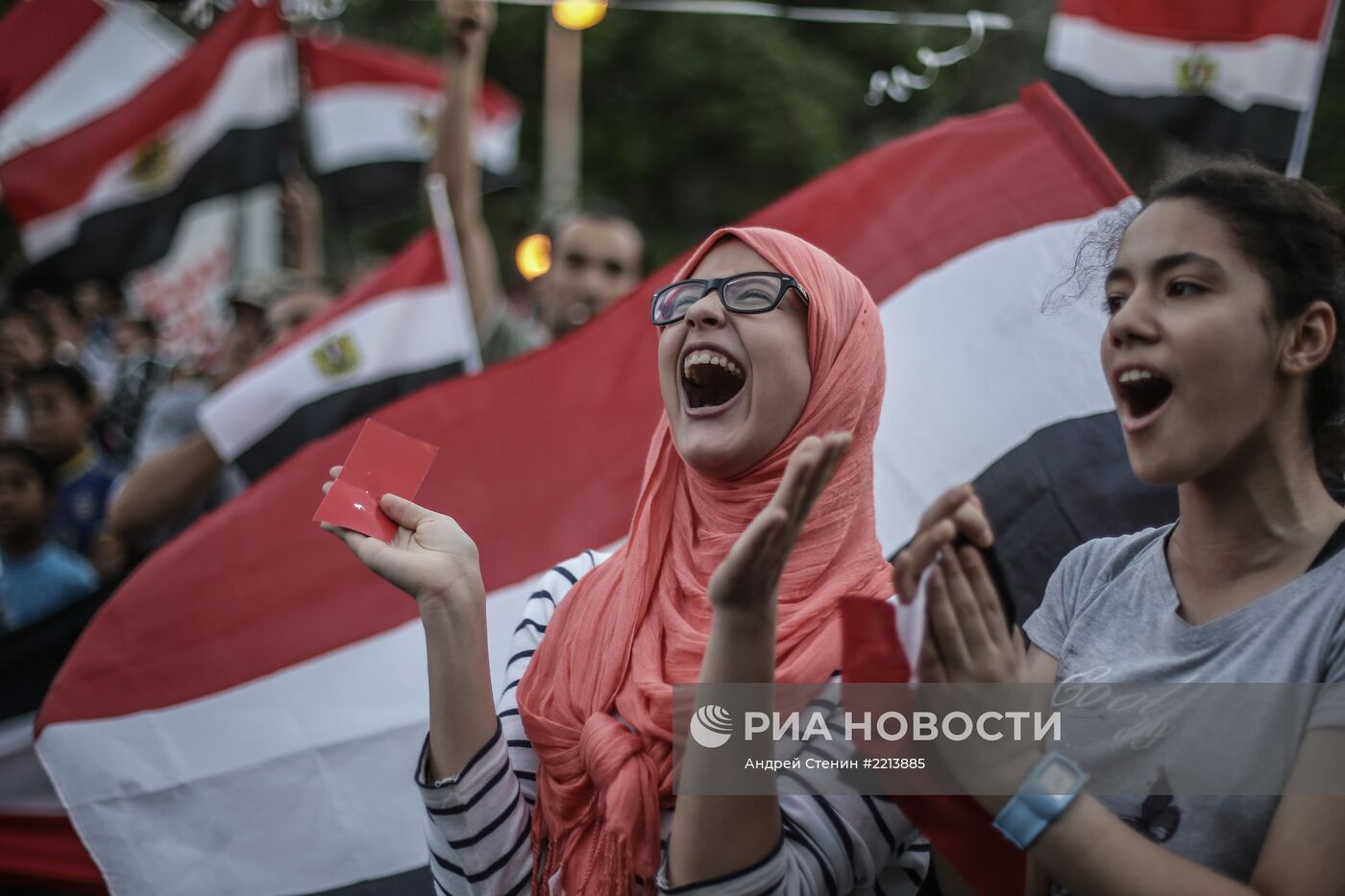 Демонстрация противников президента Моххамеда Мурси в Каире