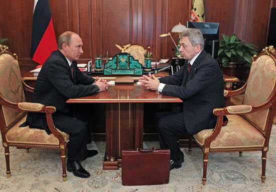 В.Путин встретился с И.Дедовым в Кремле