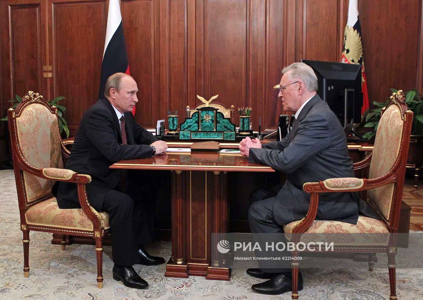 В.Путин встретился с Ю.Осиповым в Кремле