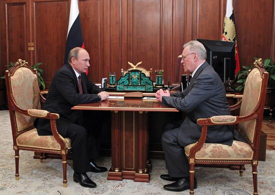 В.Путин встретился с Ю.Осиповым в Кремле