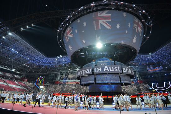 Церемония открытия XXVII Всемирной летней Универсиады 2013