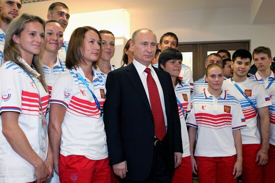 В.Путин на церемонии открытия XXVII Всемирной летней Универсиады