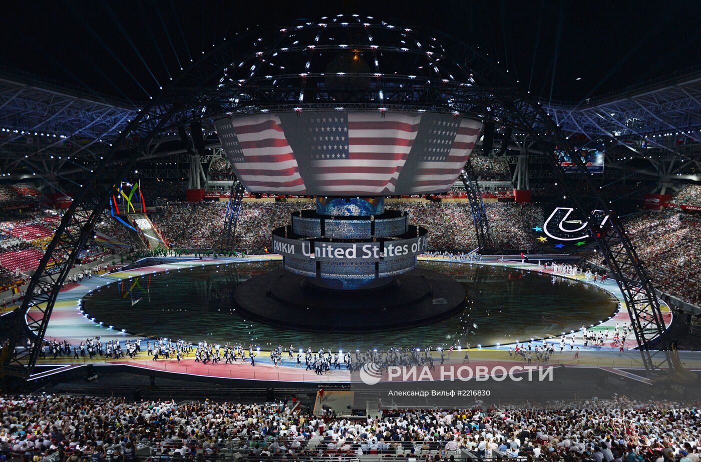 Церемония открытия XXVII Всемирной летней Универсиады 2013