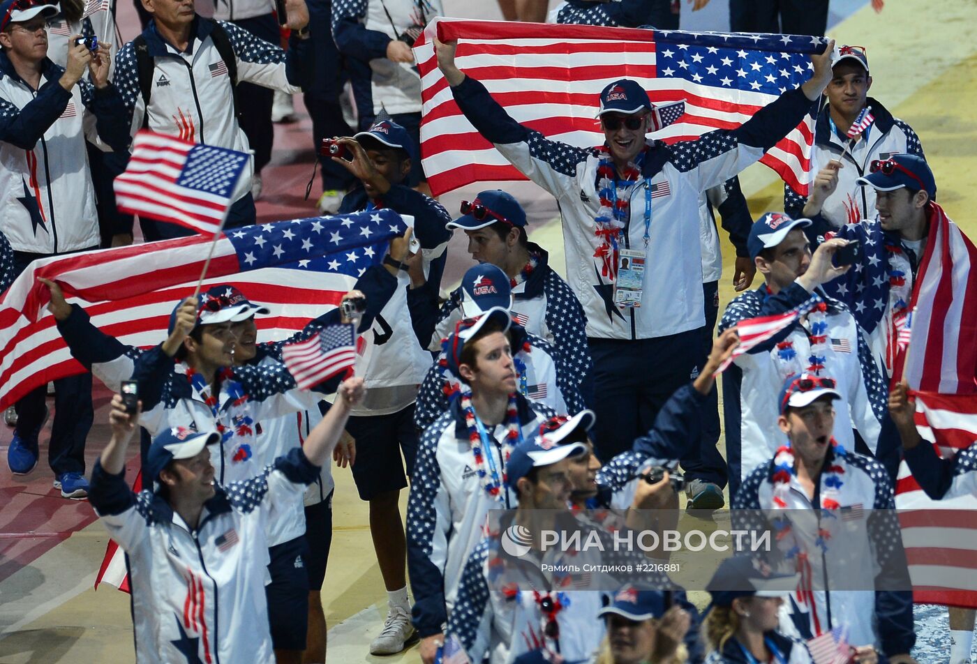 Церемония открытия XXVII Всемирной летней Универсиады 2013