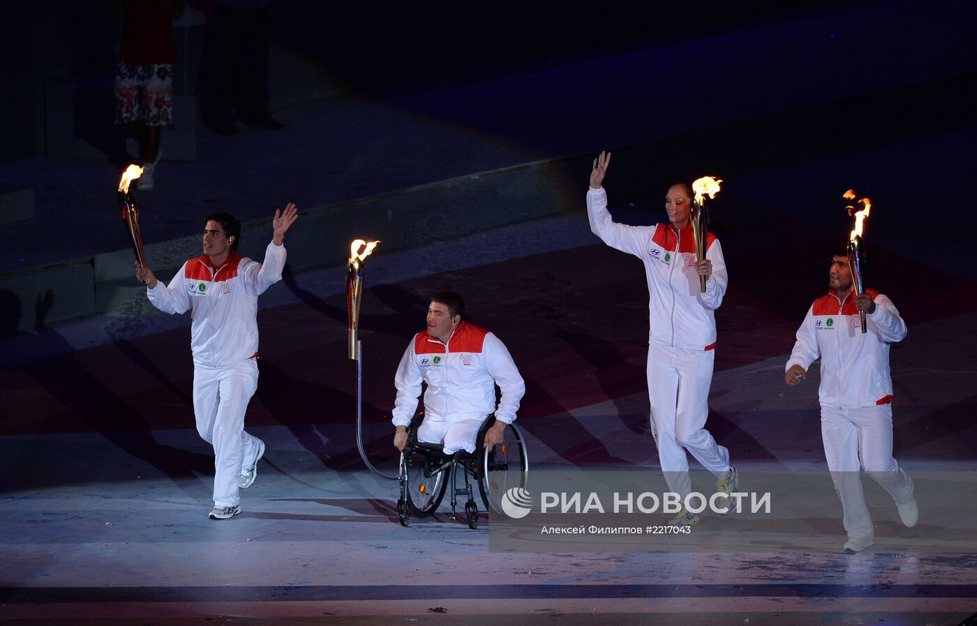 Церемония открытия XXVII Всемирной летней Универсиады 2013