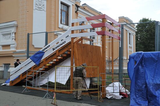 В Московском зоопарке рухнул помост, есть пострадавшие