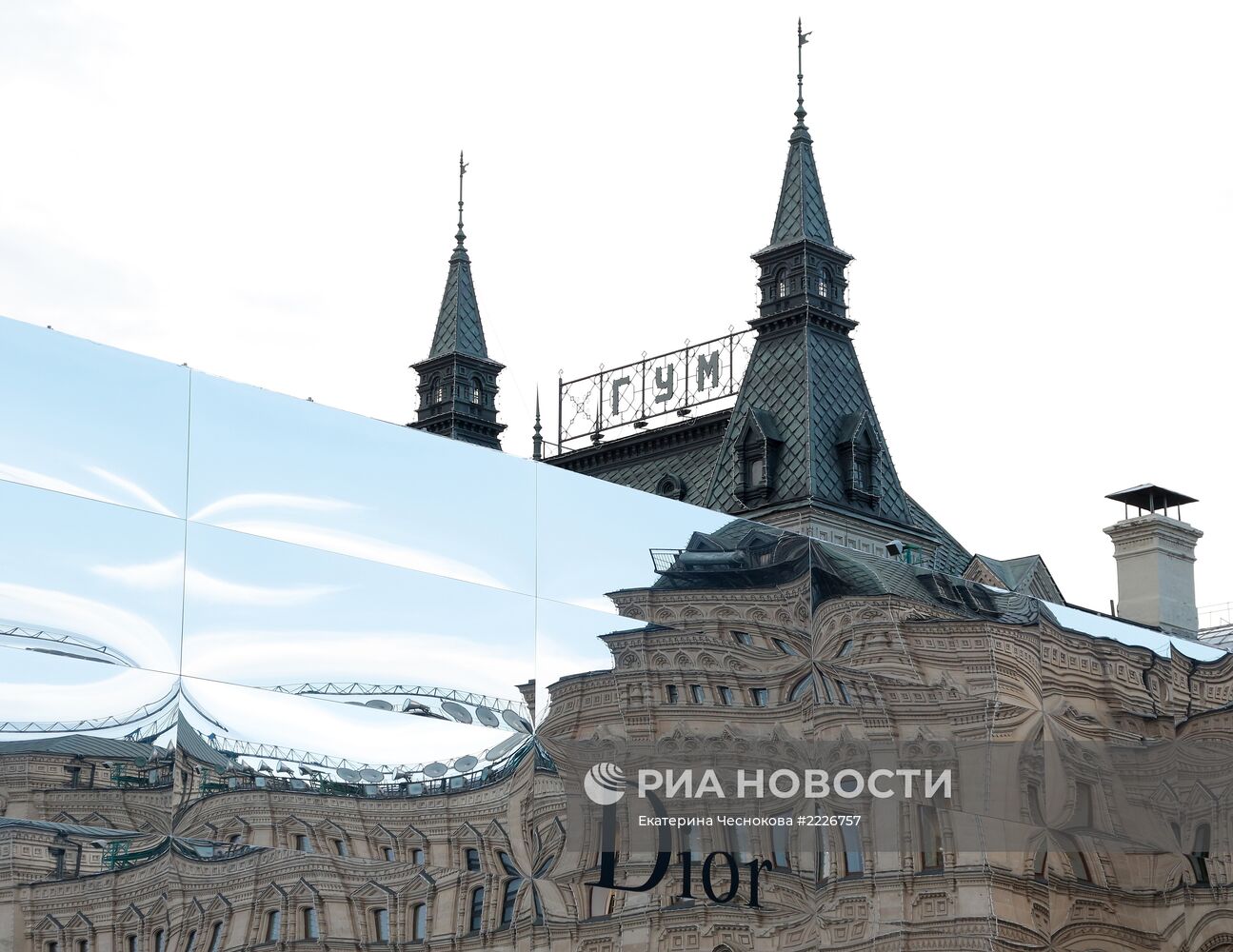 Показ модного дома Dior на Красной площади