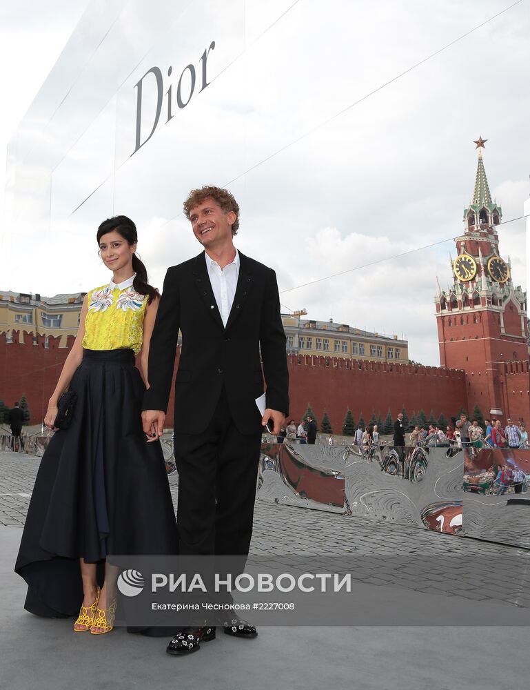 Показ модного дома Dior на Красной площади