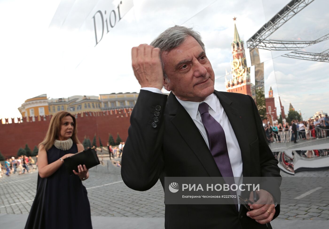 Показ модного дома Dior на Красной площади