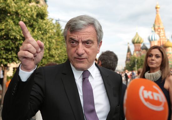 Показ модного дома Dior на Красной площади