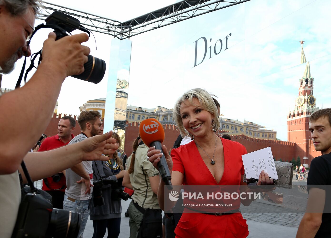 Показ модного дома Dior на Красной площади