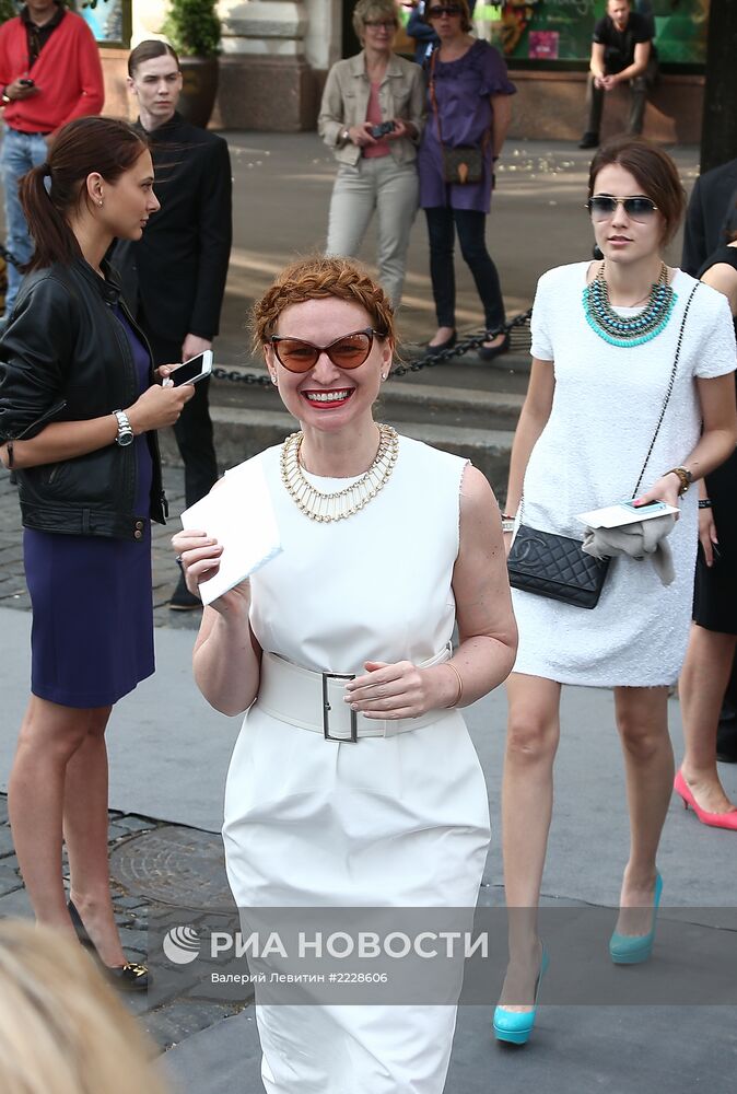 Показ модного дома Dior на Красной площади