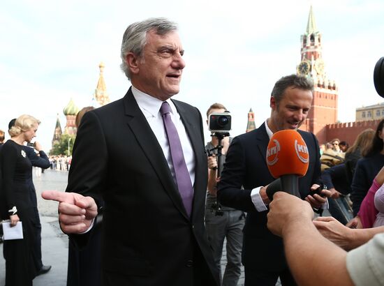 Показ модного дома Dior на Красной площади