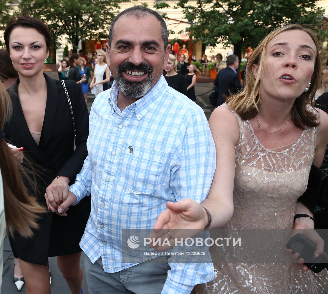 Показ модного дома Dior на Красной площади