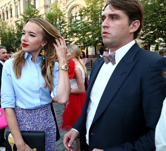 Показ модного дома Dior на Красной площади