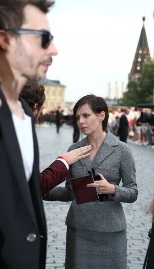 Показ модного дома Dior на Красной площади