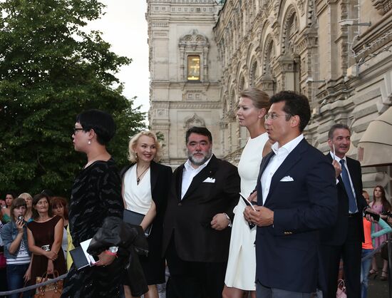 Показ модного дома Dior на Красной площади