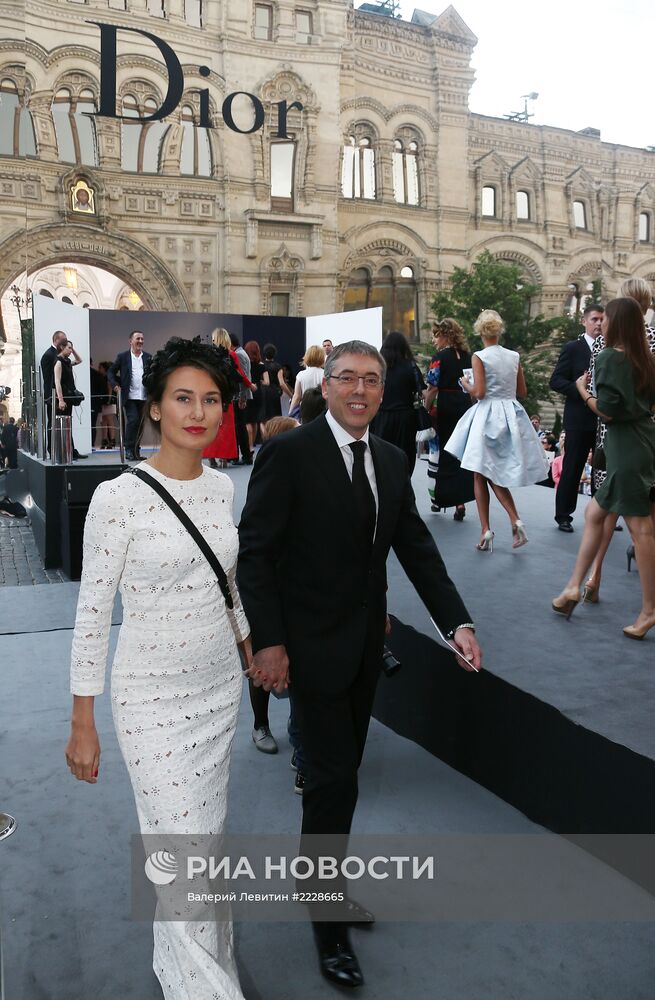 Показ модного дома Dior на Красной площади