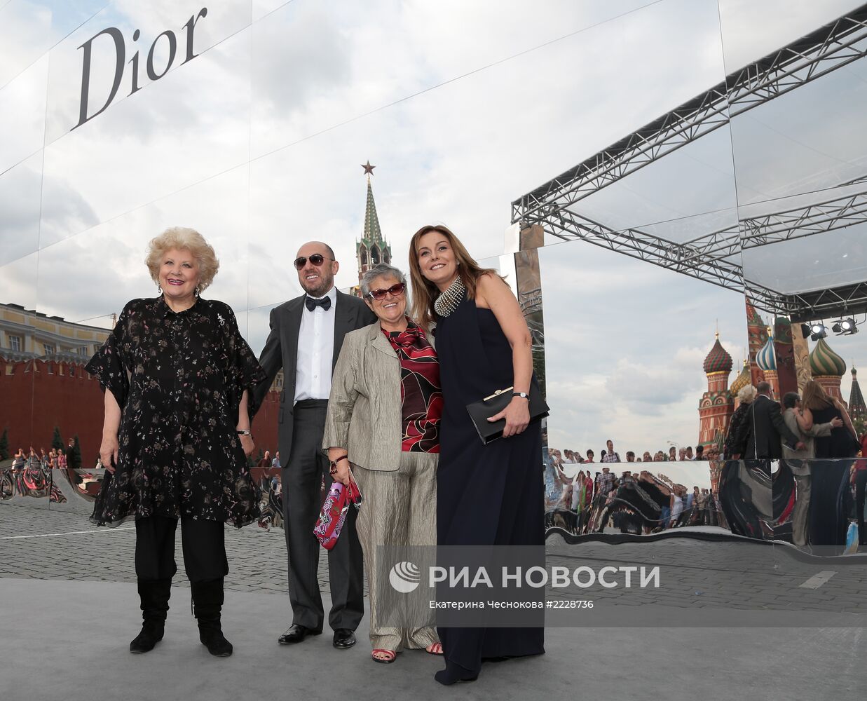 Показ модного дома Dior на Красной площади