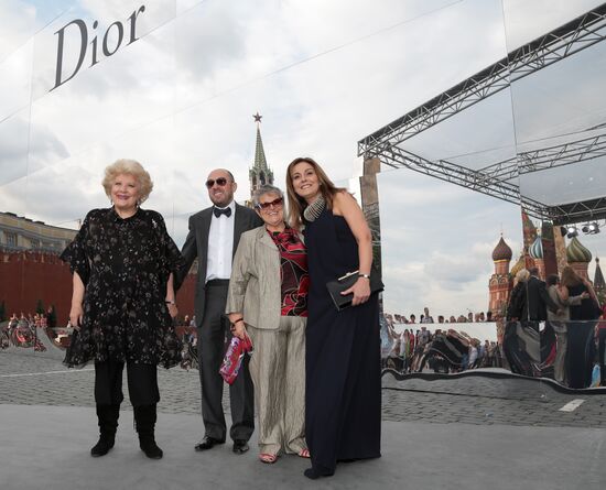 Показ модного дома Dior на Красной площади