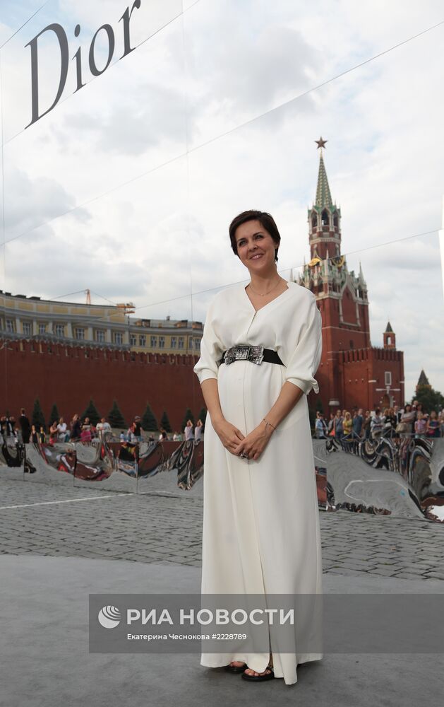 Показ модного дома Dior на Красной площади