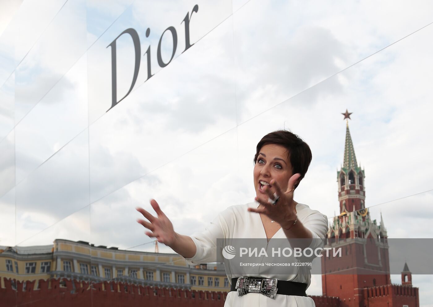 Показ модного дома Dior на Красной площади