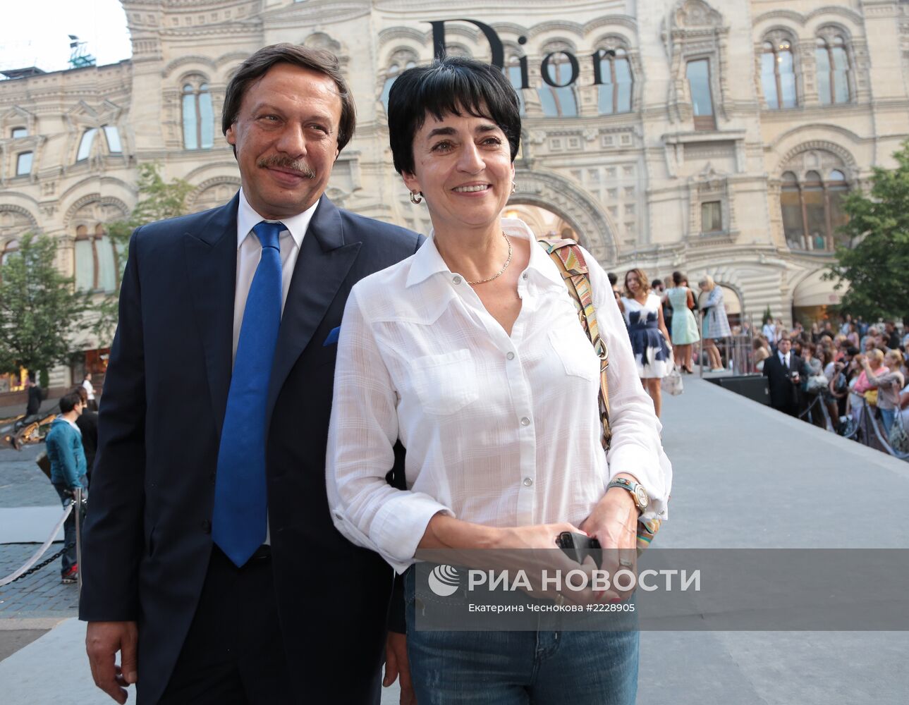 Показ модного дома Dior на Красной площади