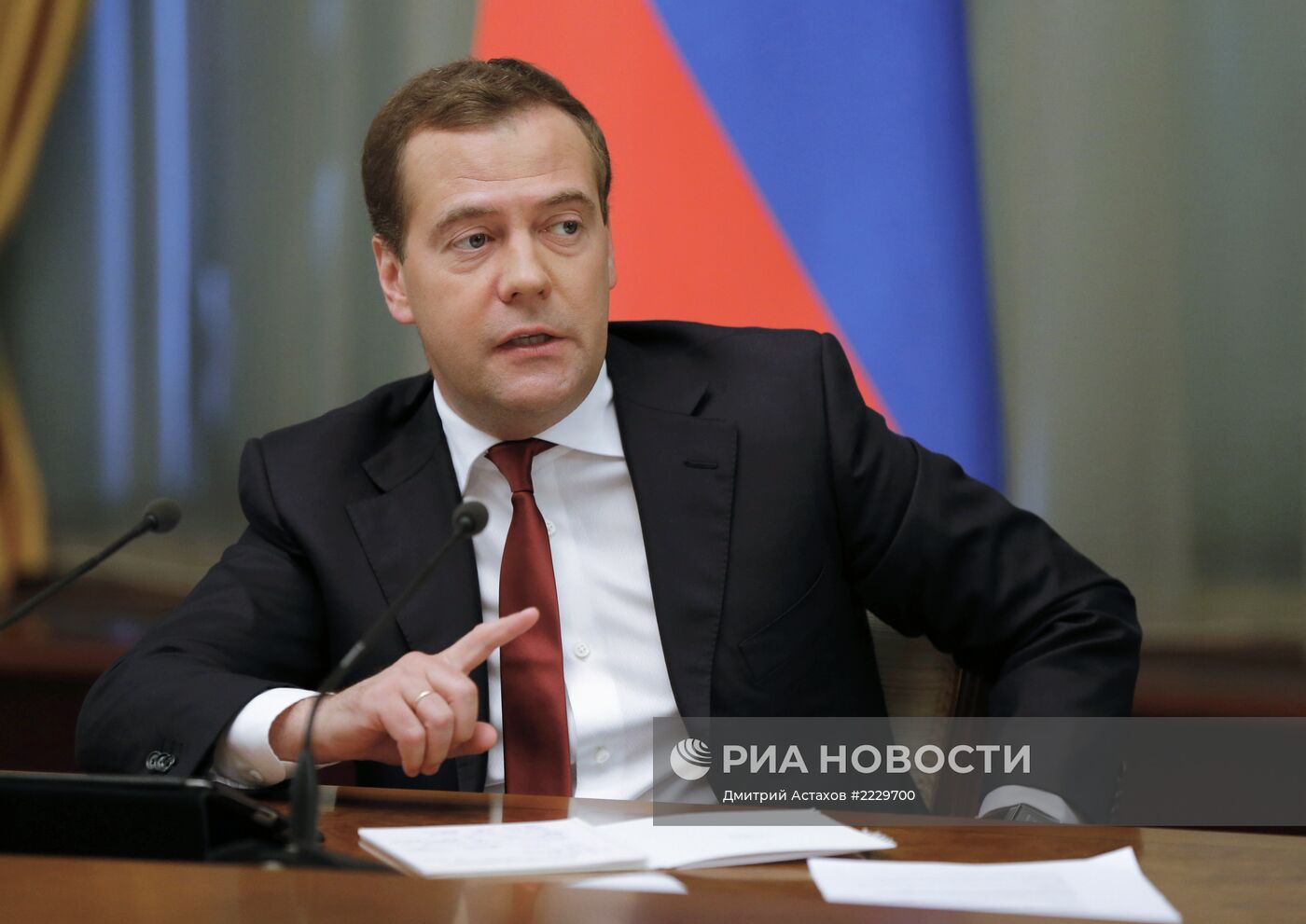 Премьер-министр РФ Д.Медведев провел встречу с членами бюро РСПП