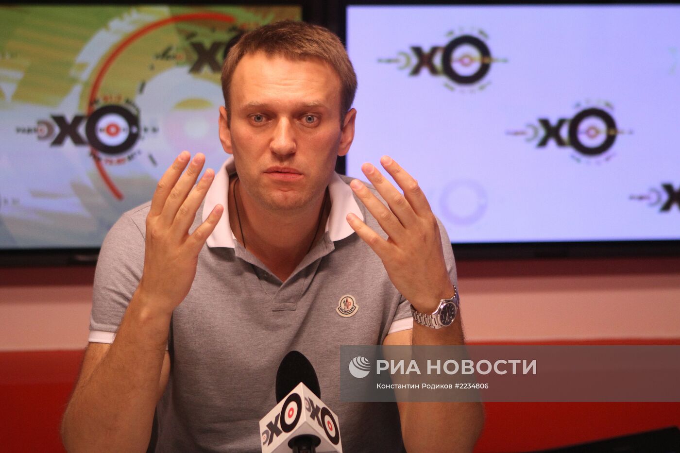 Алексей Навальный в прямом эфире "Эхо Москвы"