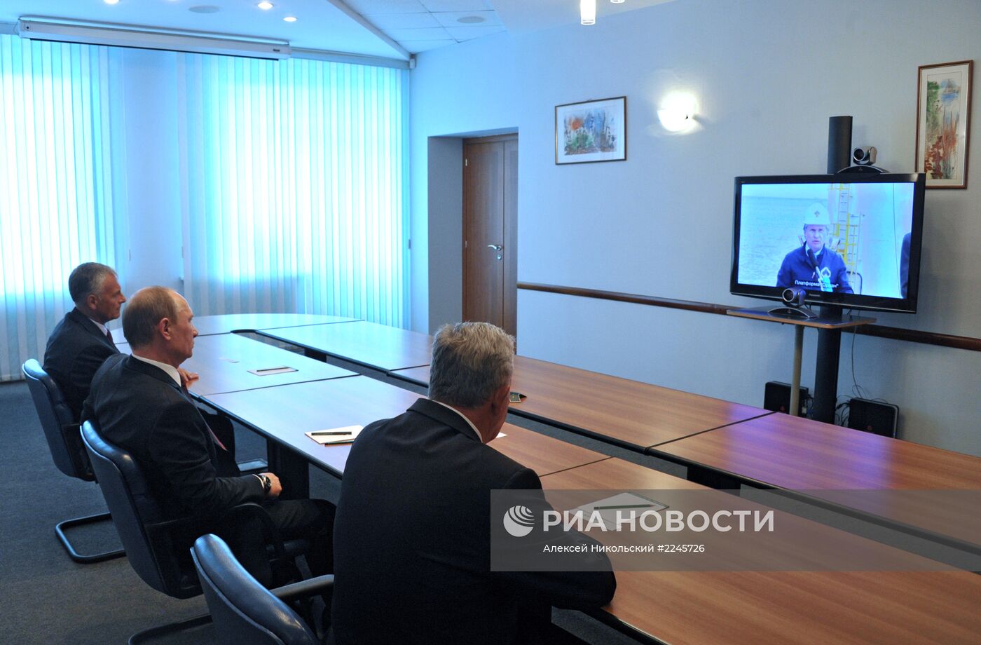 Рабочая поездка В.Путина на Сахалин