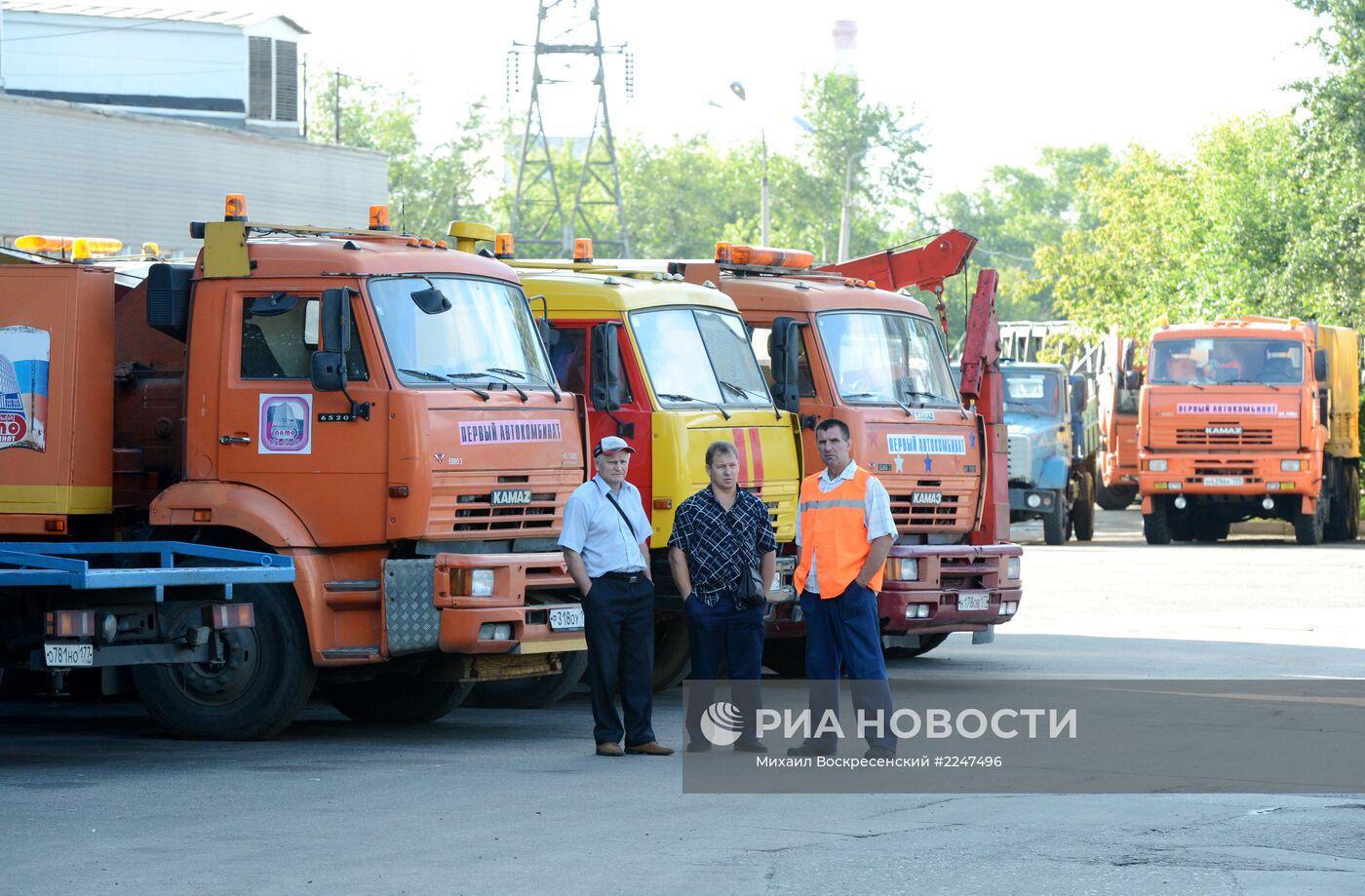 Рейд сотрудников ГИБДД по проверке грузовиков