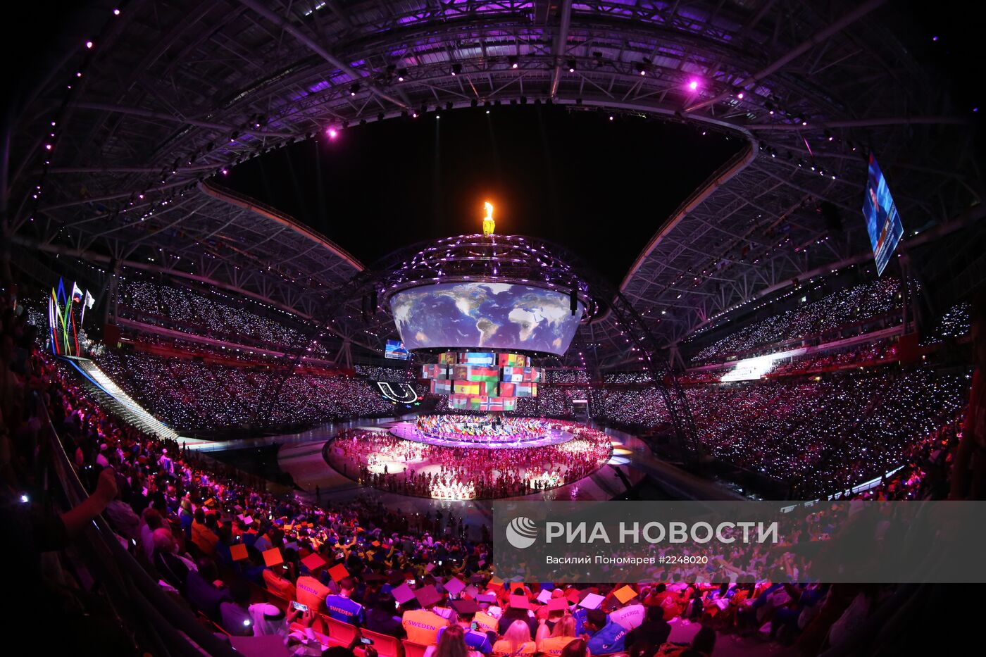 Церемония закрытия XXVII Всемирной летней Универсиады 2013