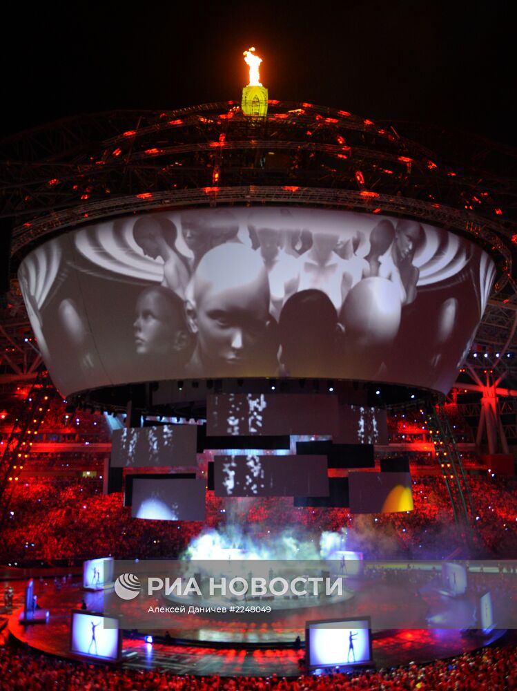Церемония закрытия XXVII Всемирной летней Универсиады 2013