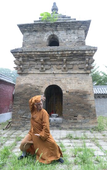 Шаолиньский буддийский монастырь в Китае