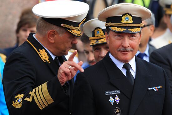 Прибытие парусника "Седов" в Санкт-Петербург