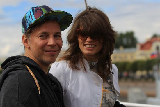 Прибытие парусника "Седов" в Санкт-Петербург