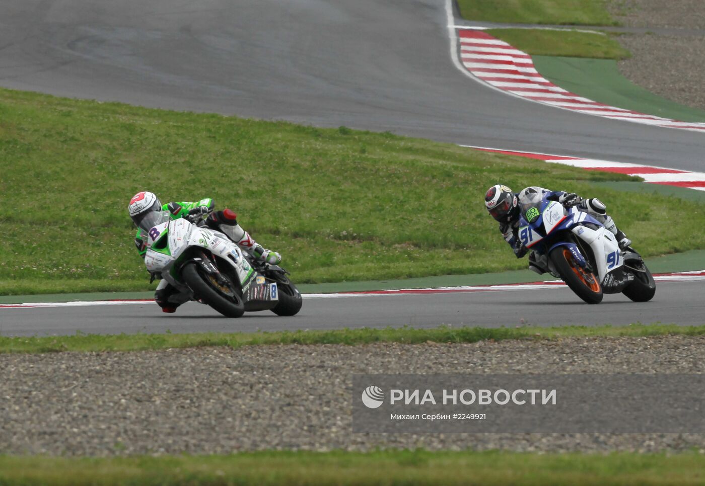 Этап Чемпионата мира по супербайку на трассе Moscow Raceway